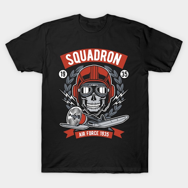 Squadron Air Force T-Shirt by p308nx